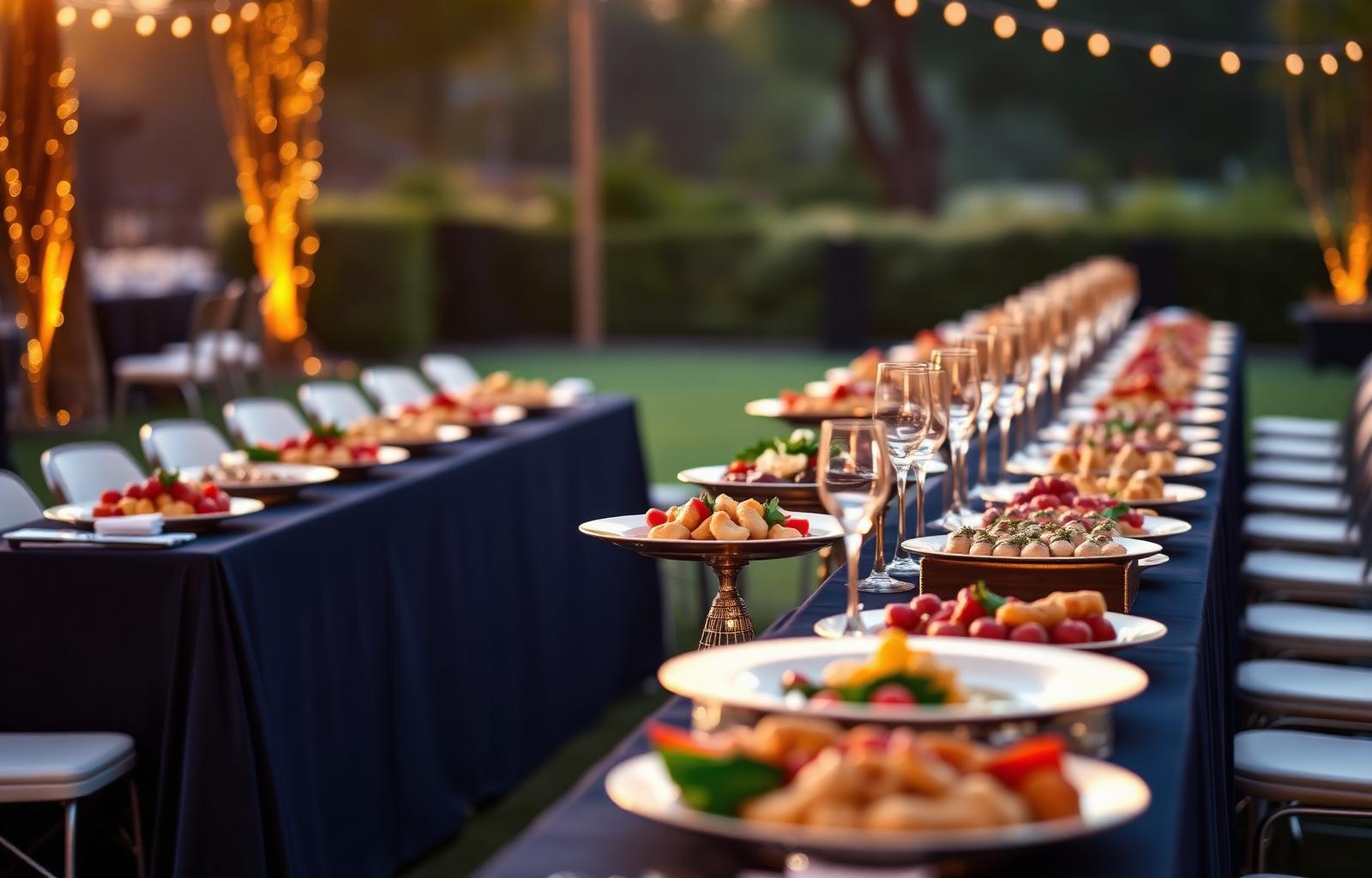 Bay Area catering spread